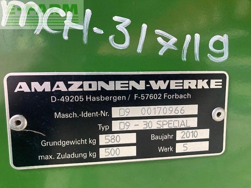 Amazone d9 zaaibak zonder kouters