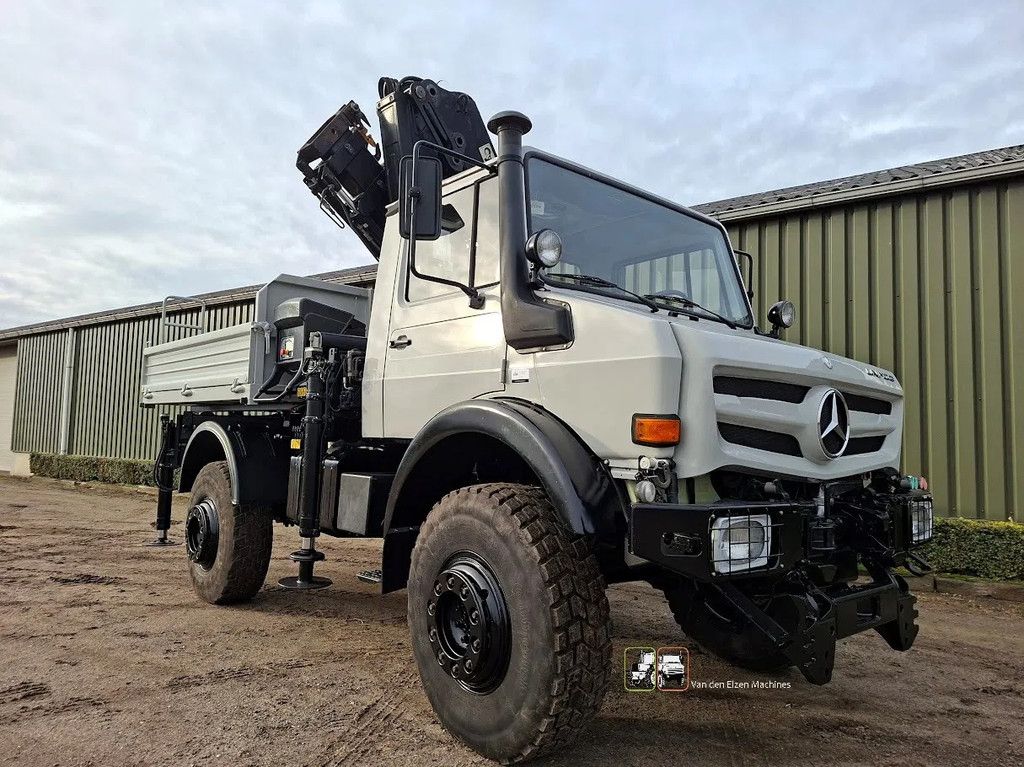 Mercedes-Benz 4x4 Unimog U1850 met HIAB kraan