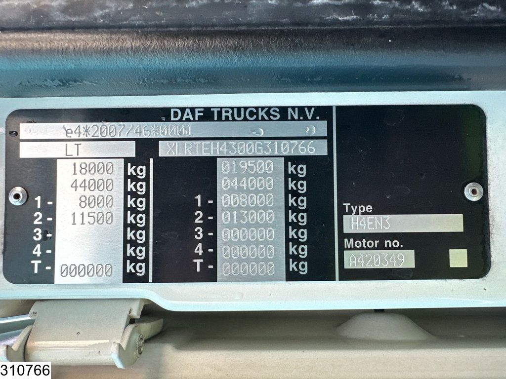 DAF XF 480 EURO 6d, ACC