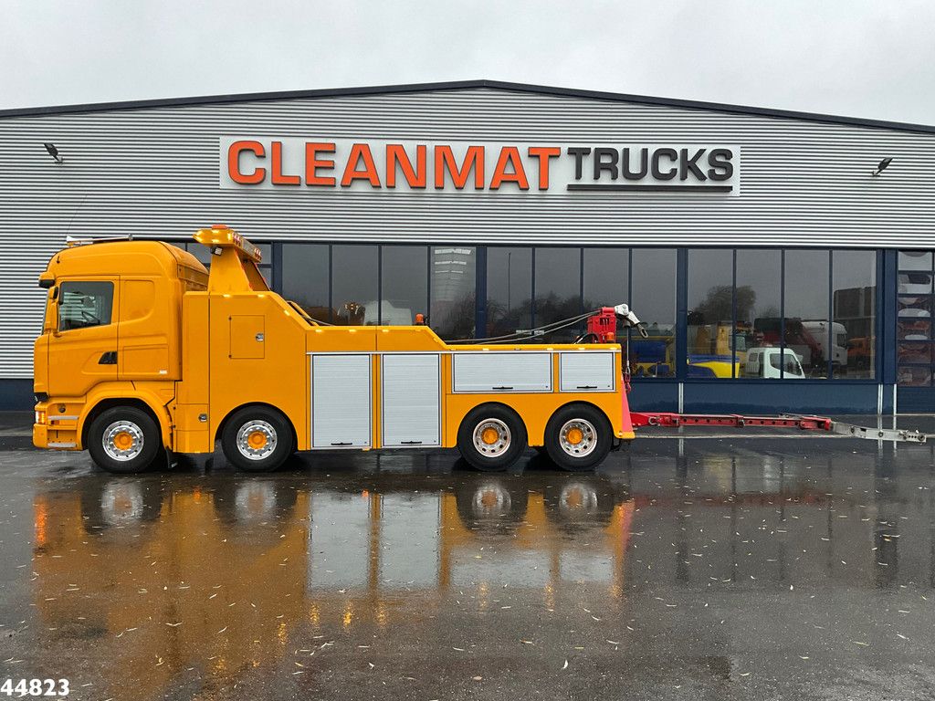 Scania R730 V8 8x4 Euro 6 Retarder Recovery truck Just 17.951 km!