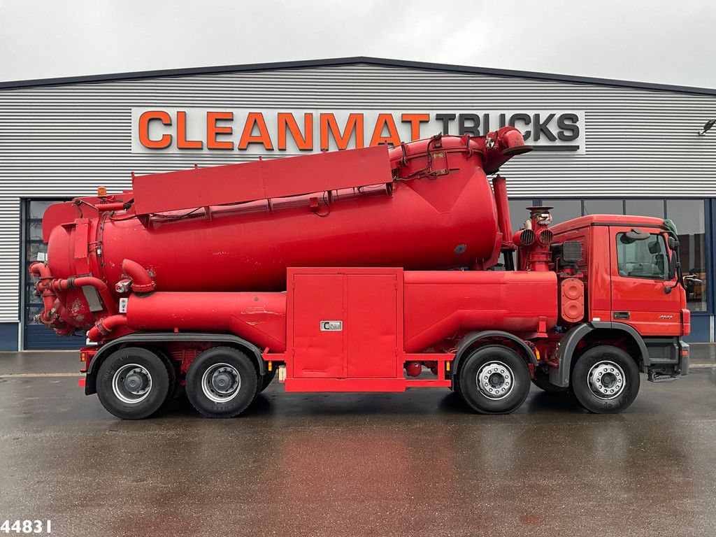 Mercedes-Benz Actros 4141 8x4 RVS Naaktgeboren drogestoffen Just 99.291 km!