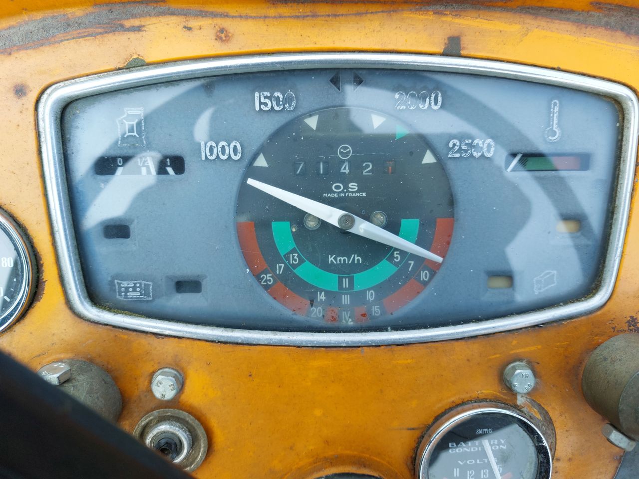 Renault 70 s smalspoor met STUURBEKRACHTIGING