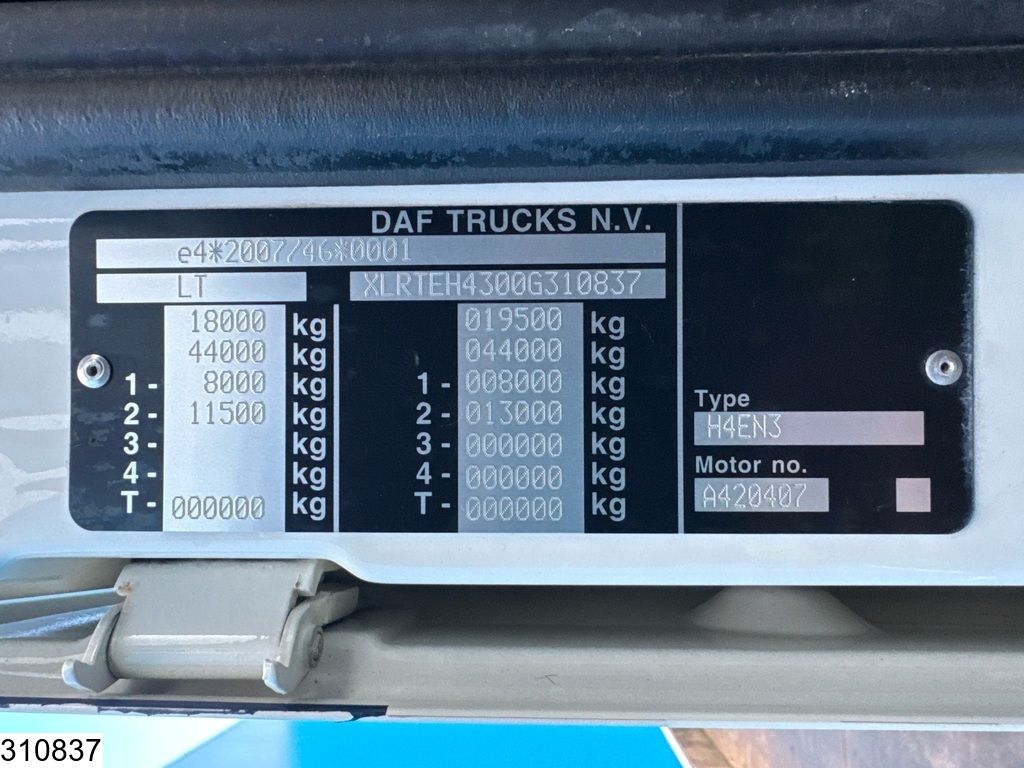 DAF XF 480 EURO 6d, ACC