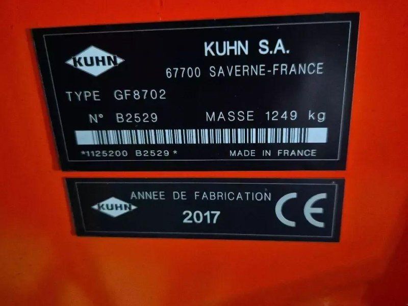 Kuhn gf 8702