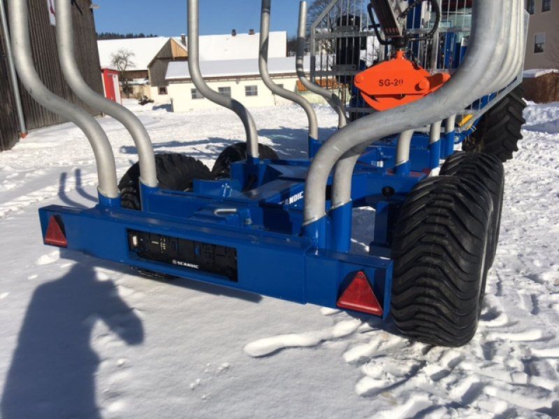 Scandic ST-10S 13t Rückewagen 7,9m Kran 550kg Hubkraft Druckluft Seilwin