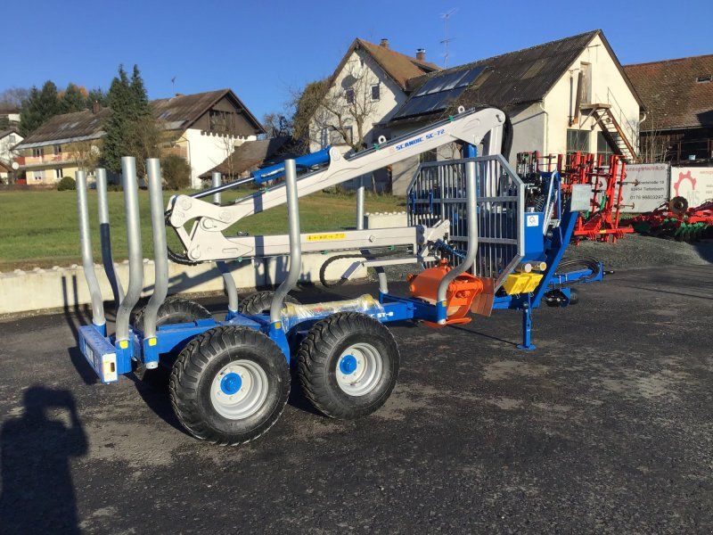 Scandic ST-8 10,5t 7,9m Kran 550kg Hubkraft Druckluft