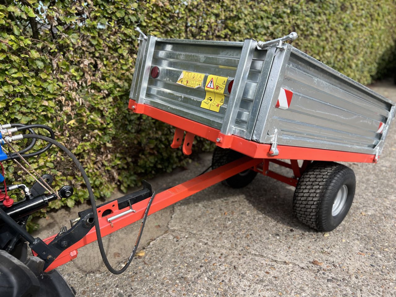 ISEKI minitractor met Kiepkar| 4x4| 16 PK| Hydrauliek| Topstang