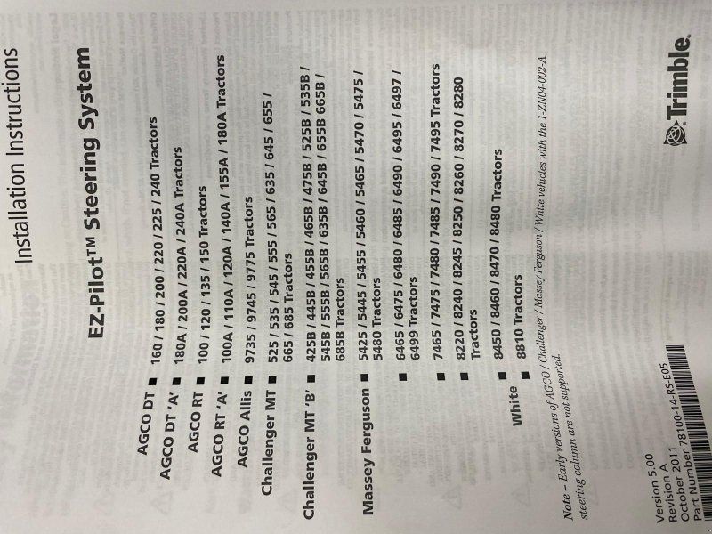 Trimble Plattform Kit ZTN7810014RS