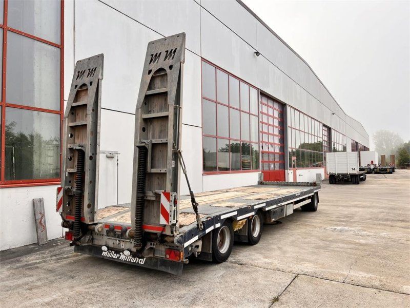 Müller Mitteltal D3 3 Achs Tieflader 9 m, Verzinkt, Weni