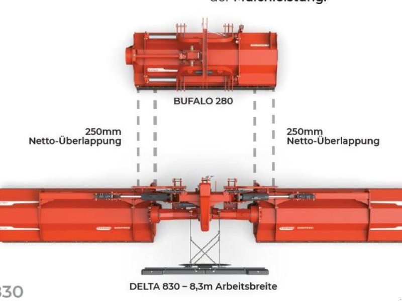 Maschio DELTA 8300 + BUFELO 280