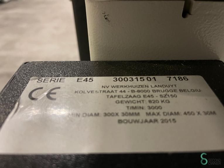 Table saws Robland E 45 2015