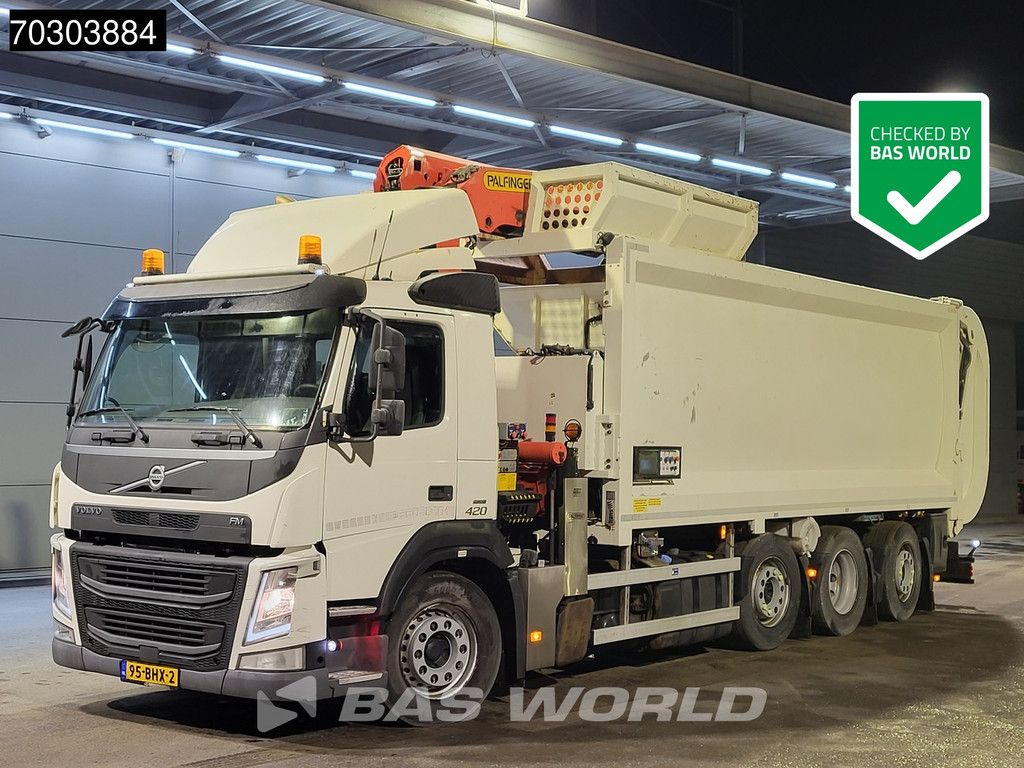 Volvo FM FM 420 8X2 Palfinger PK 23501 Kran Crane VDL Translift Lift+Steering Axle Euro 6