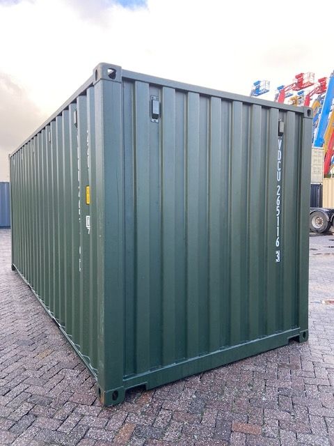 Container kleur donker groen nieuw