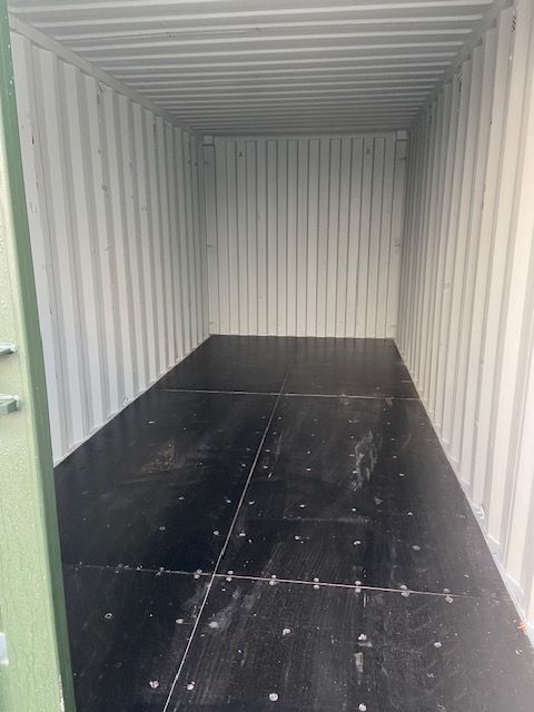 Container kleur donker groen nieuw