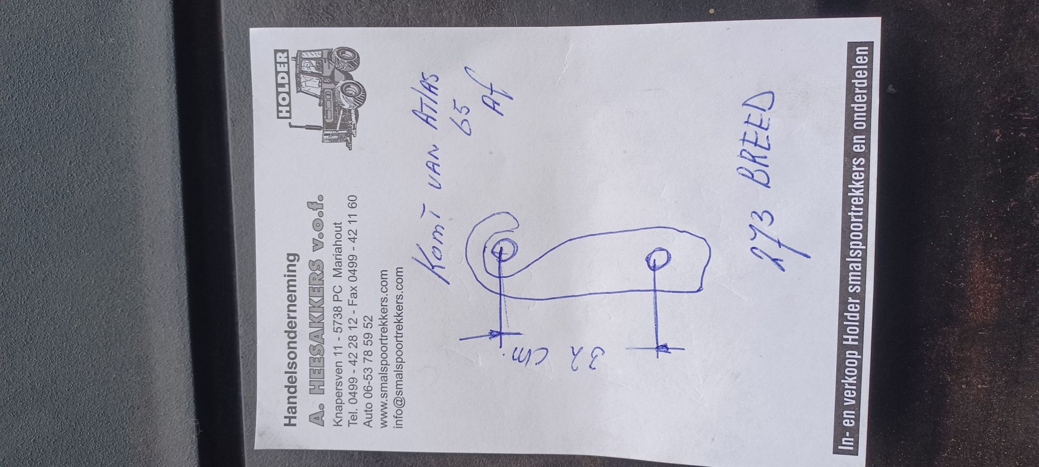 Sneeuwschuif verstelbaar wb275
