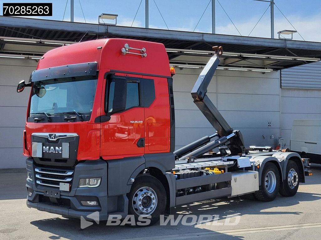 MAN TGX TGX 26.470 6X2 21 Tonnes VDL hooklift Retarder Lift+Lenkachse ACC Navi Euro 6
