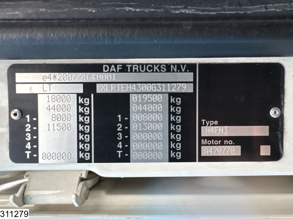 DAF XF 480 EURO 6d, ACC
