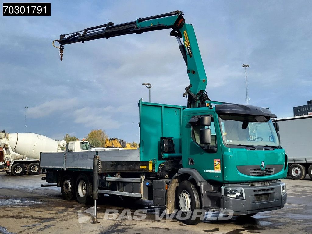 Renault Premium 380 6X2 Palfinger PK20002 Crane Kran Lift+Steering Axle Air suspension Euro 5