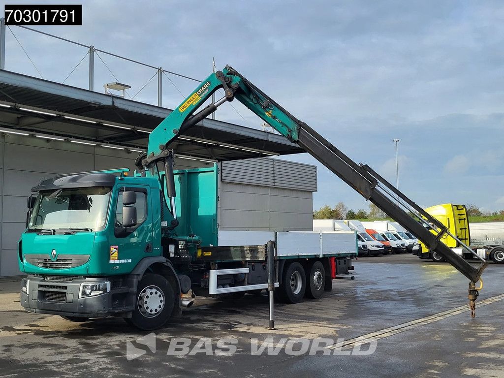 Renault Premium 380 6X2 Palfinger PK20002 Crane Kran Lift+Steering Axle Air suspension Euro 5