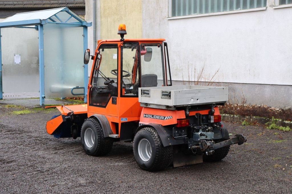 Mini-Traktor Holder C 2.42 Diesel mit Kehrbürste