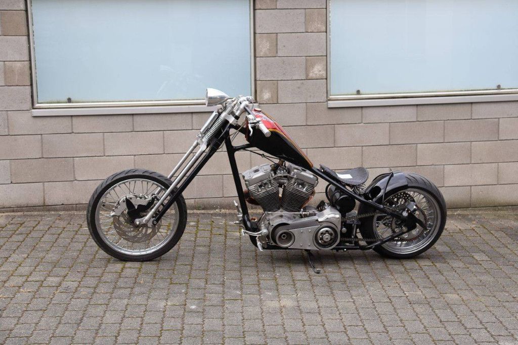 Motorrad Harley-Davidson Custom Chopper FXR High-Neck & Hardtail Benzin 47kW 1986