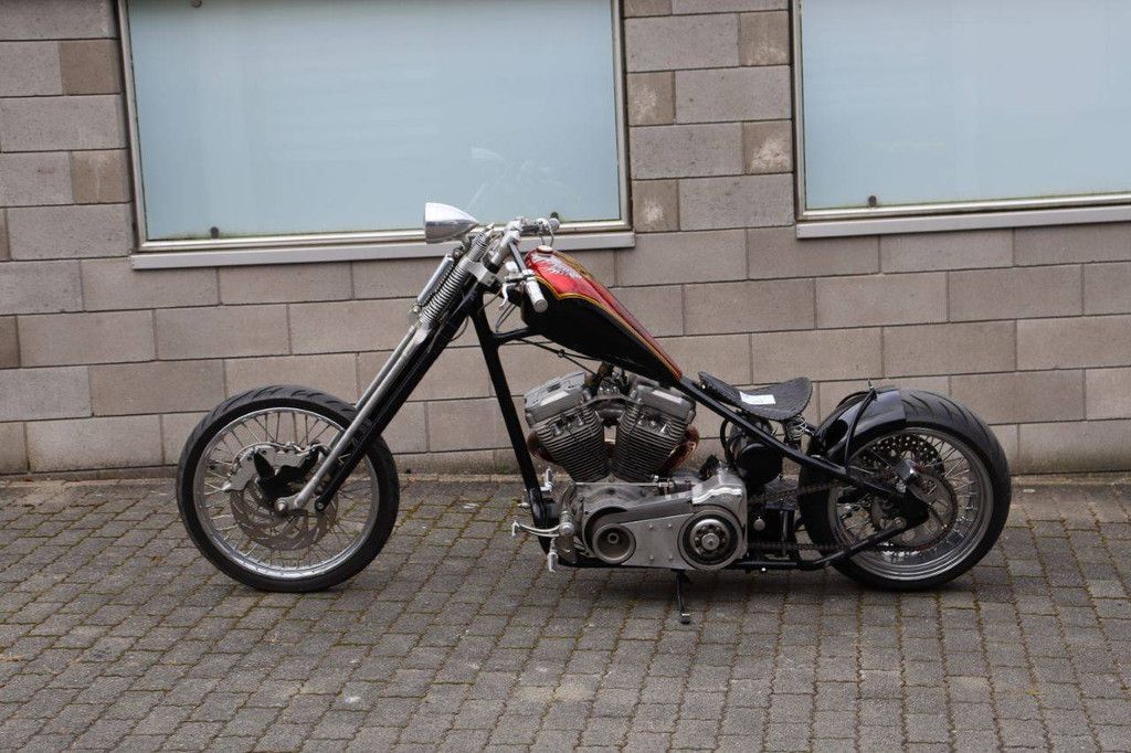 Motorrad Harley-Davidson Custom Chopper FXR High-Neck & Hardtail Benzin 47kW 1986
