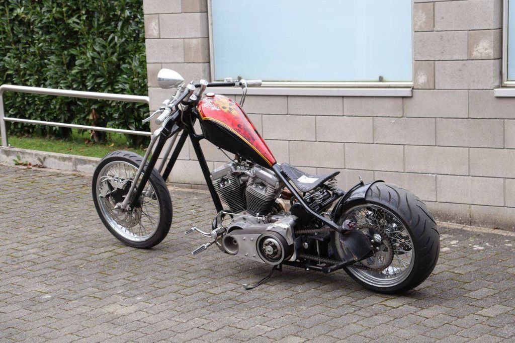 Motorrad Harley-Davidson Custom Chopper FXR High-Neck & Hardtail Benzin 47kW 1986