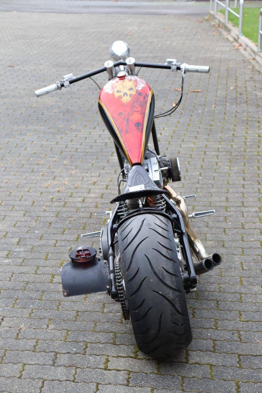 Motorrad Harley-Davidson Custom Chopper FXR High-Neck & Hardtail Benzin 47kW 1986