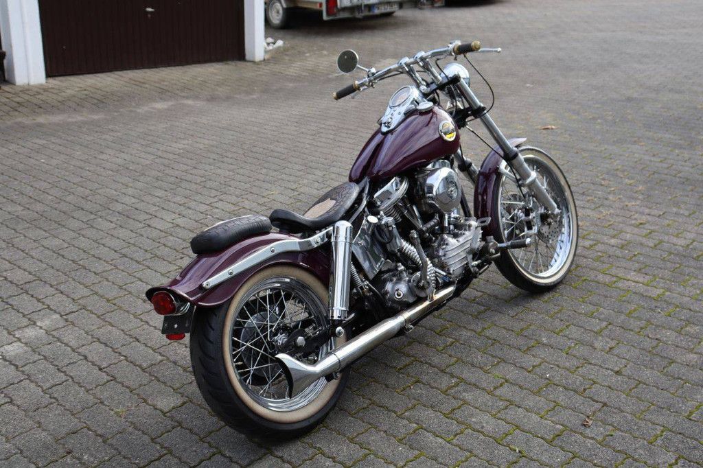 Motorcycle Harley-Davidson Pan Head FLH Petrol 49hp 1959