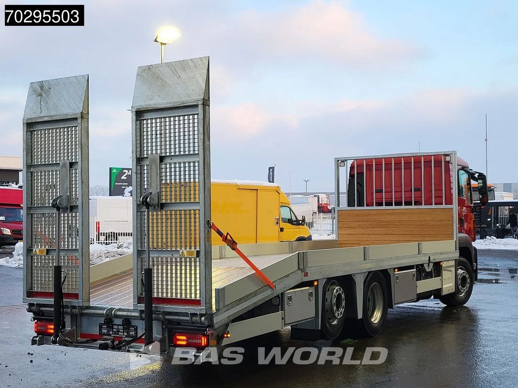 MAN TGS TGS 26.320 6X2 Machine transporter Oprijwagen Lift+steering Hydraulic ramps Euro 6
