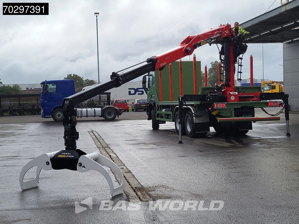 Iveco T-Way 450 6X6 UNUSED! Palfinger Q150Z Crane Retarder Holztransport Big-Axle LED Euro 6