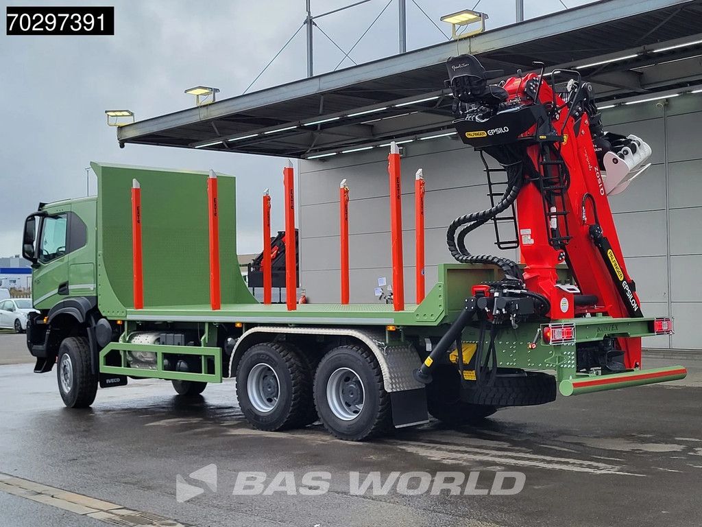 Iveco T-Way 450 6X6 UNUSED! Palfinger Q150Z Crane Retarder Holztransport Big-Axle LED Euro 6