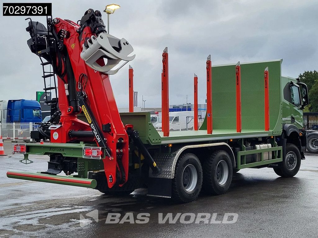 Iveco T-Way 450 6X6 UNUSED! Palfinger Q150Z Crane Retarder Holztransport Big-Axle LED Euro 6