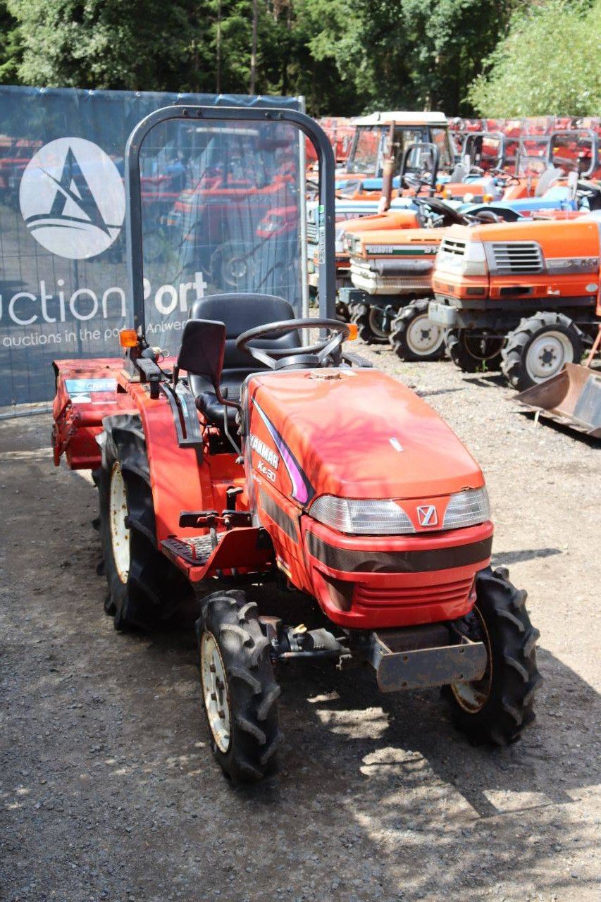 Minitractor Yanmar Ke-30 Diesel met Grondfrees