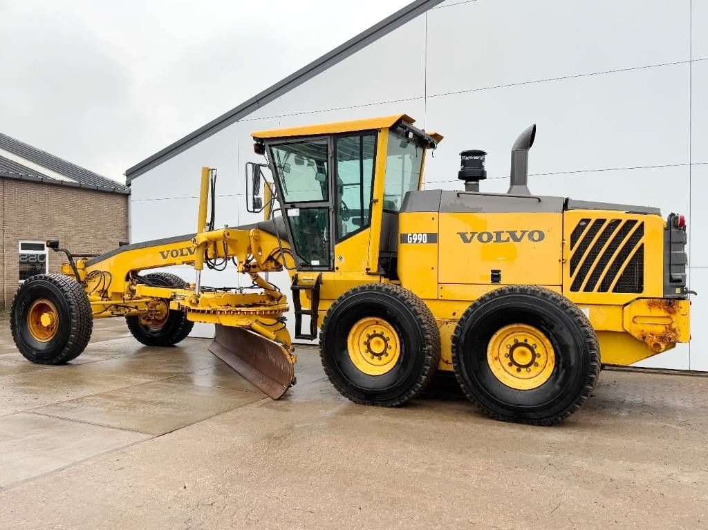 Volvo G990 - 4.85m Blade / Pushblock / Airco