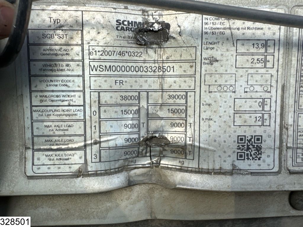 Schmitz Tautliner 2x Lift axle