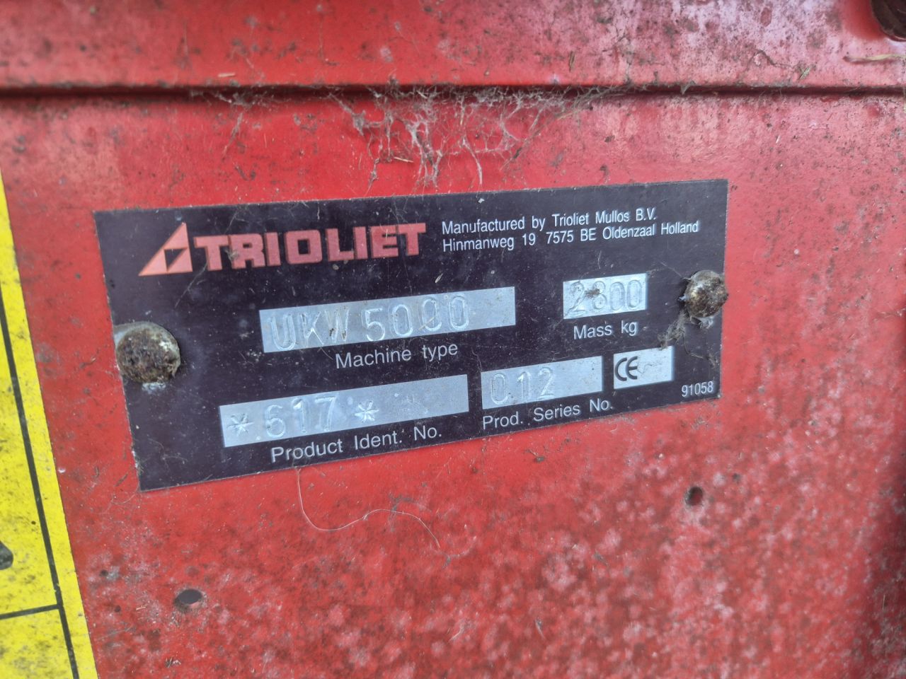 TRIOLIET ZELFLADENDE UITKUILWAGEN MET afvoerband