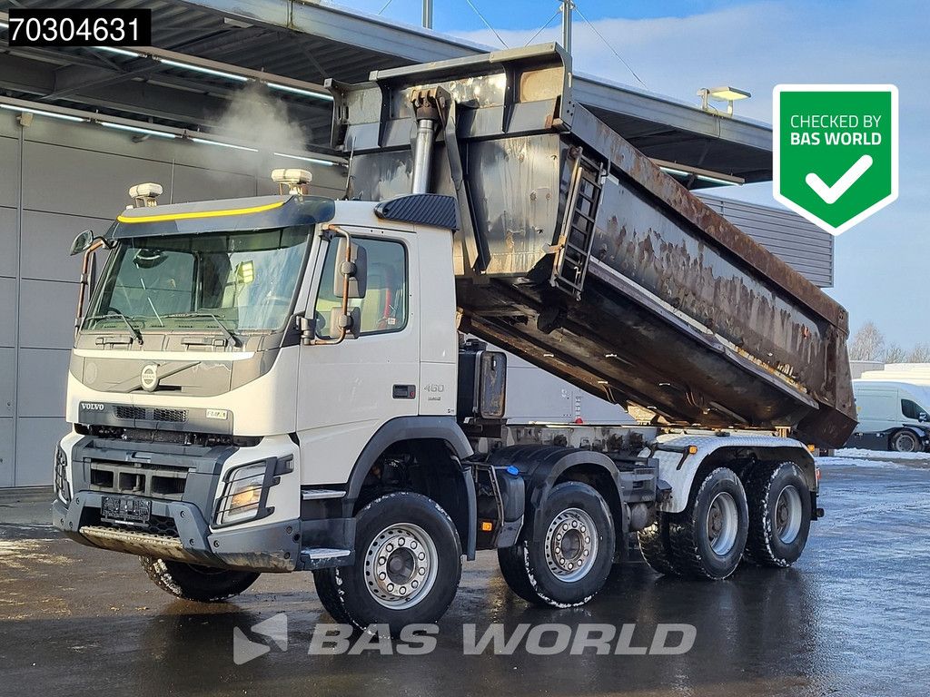 Volvo FMX 460 8X4 17m3 tipper Steel suspension Big-Axle Automatic VEB+ Euro 6