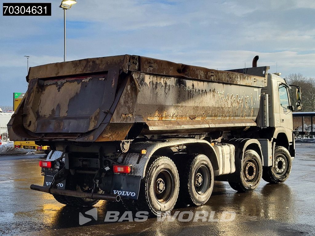Volvo FMX 460 8X4 17m3 tipper Steel suspension Big-Axle Automatic VEB+ Euro 6