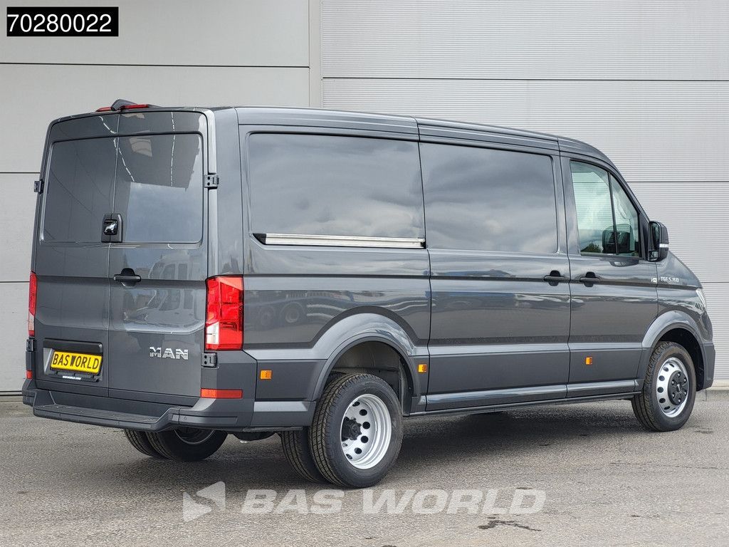 MAN TGE 5.160 Uniek! Dubbellucht 2025-Model Automaat L3H2 Laag Dak ACC Navi LED Airco Camera Parkeersensoren CarPlay Euro6 L2H1 10m3 A/C