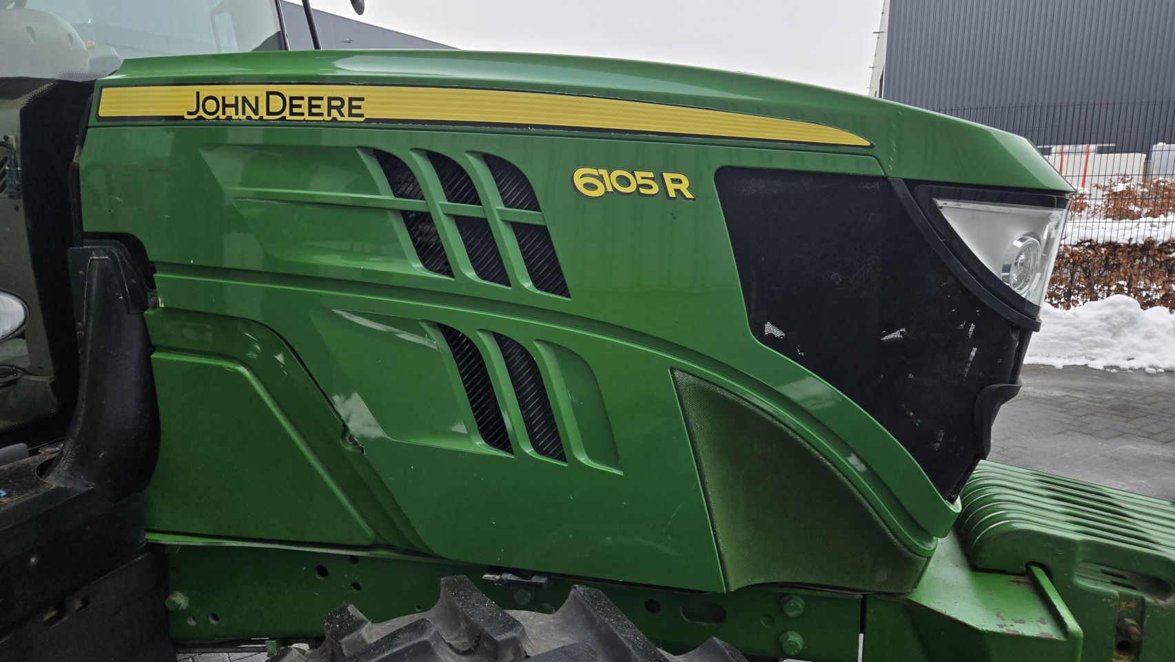 2012 John Deere 6105R 8300 uur, radio, airco,