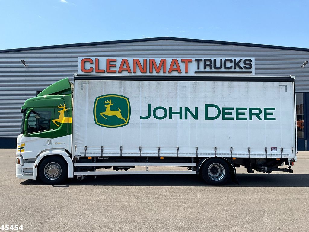 Scania P 280 Euro 6 Schuifzeil DHollandia 4 Ton laadklep Machine transport! - APK T/M 05-12-2026!