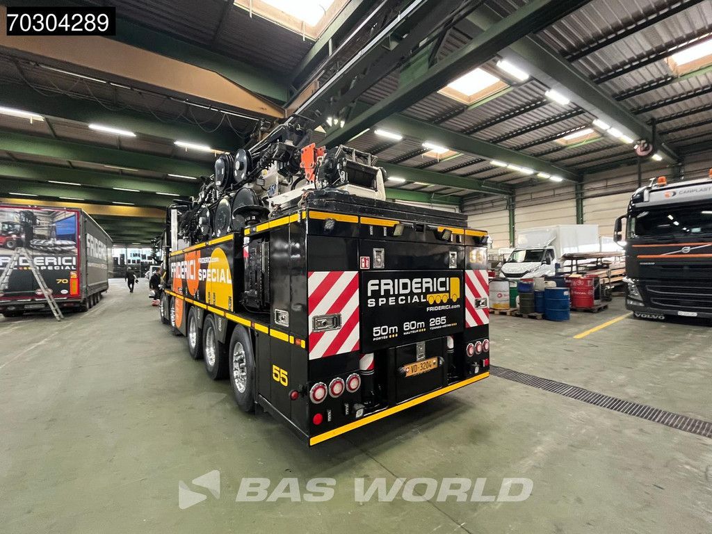 Volvo FH FH16 650 10X4 EFFER 2655 7S + 6S Jib Crane Kran Big-Axle Lift+steering Axle VEB+