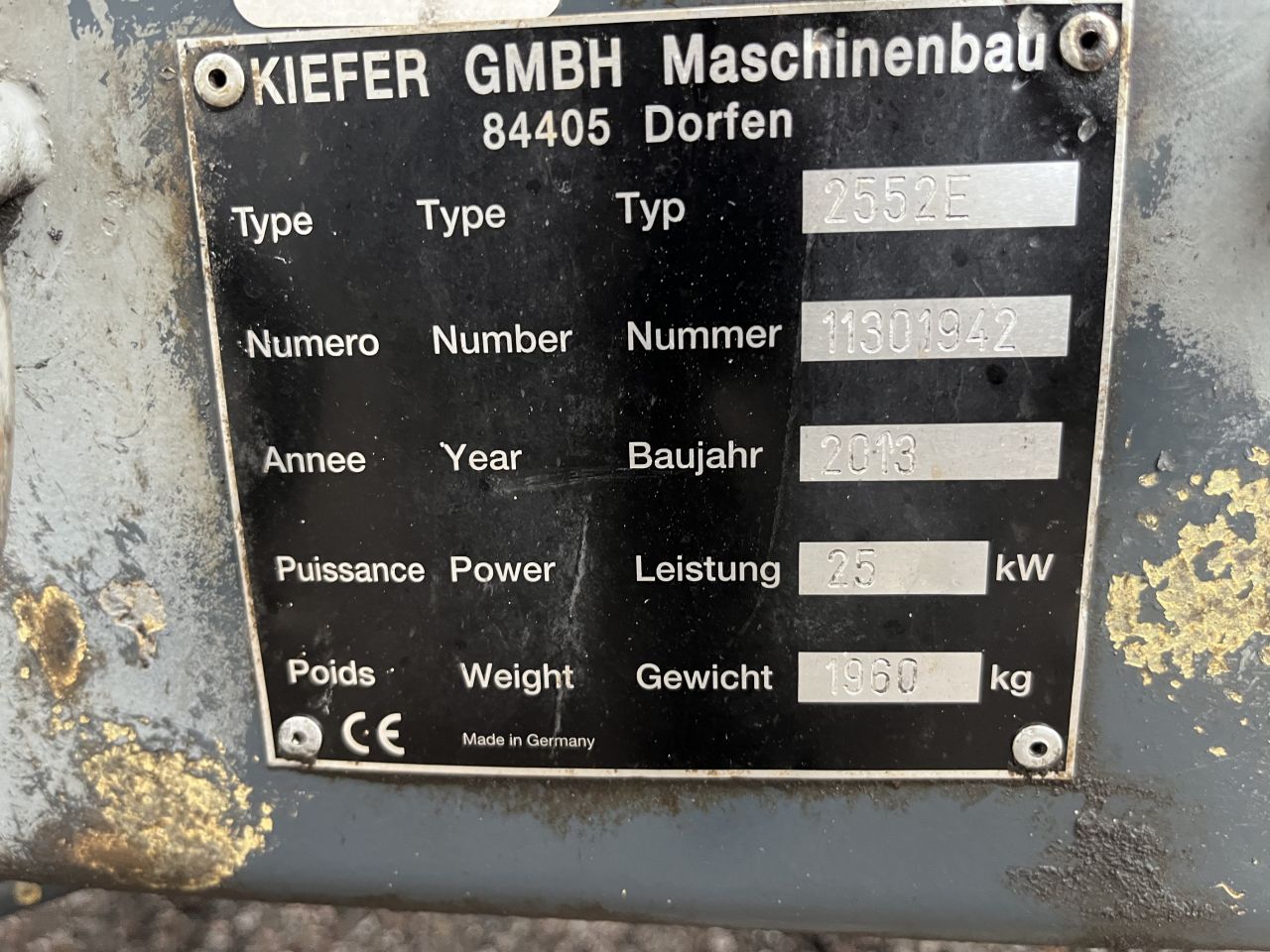 BOKI 2552 Grafdelfmachine