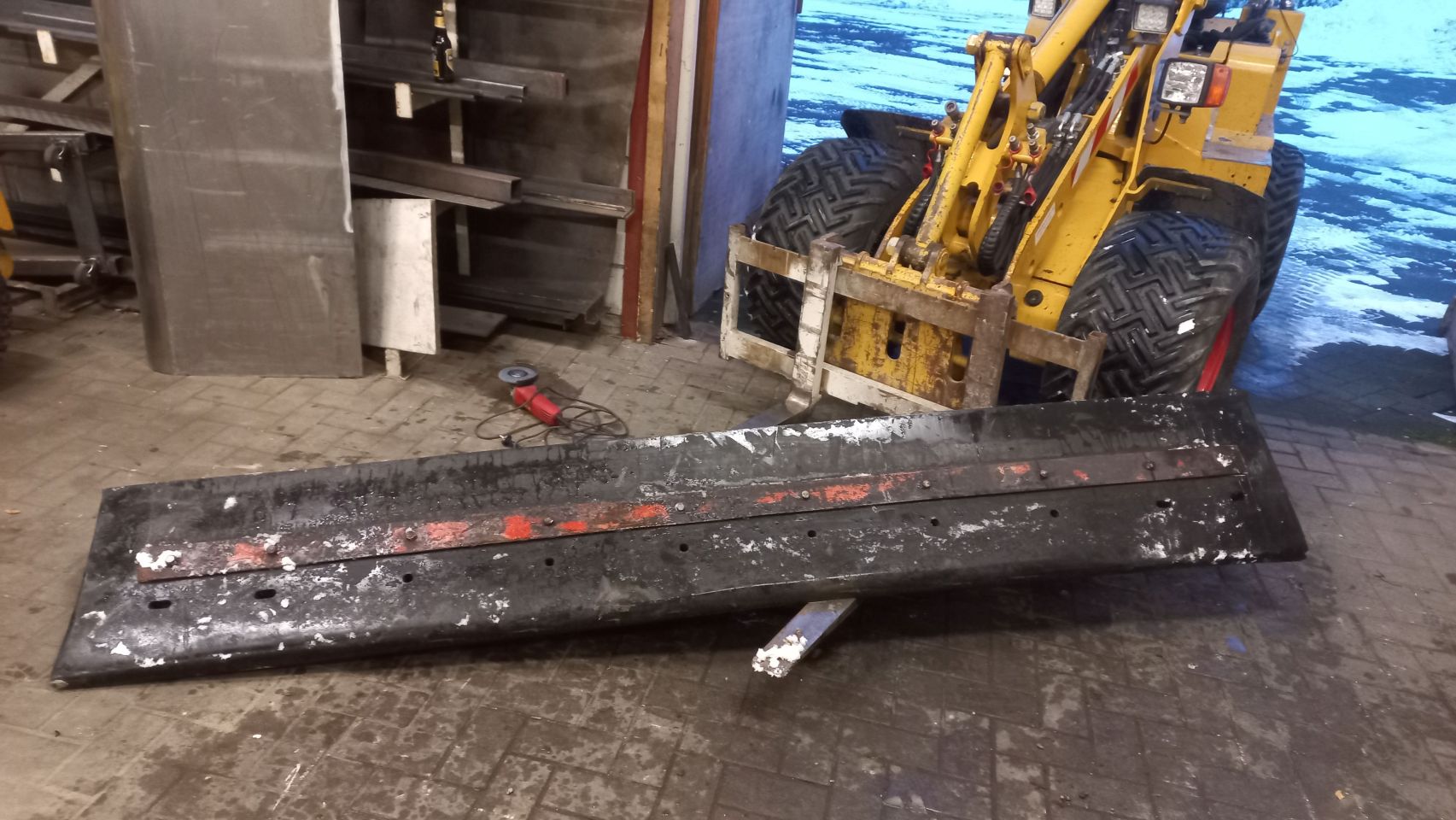 Sneeuwschuif voerschuif