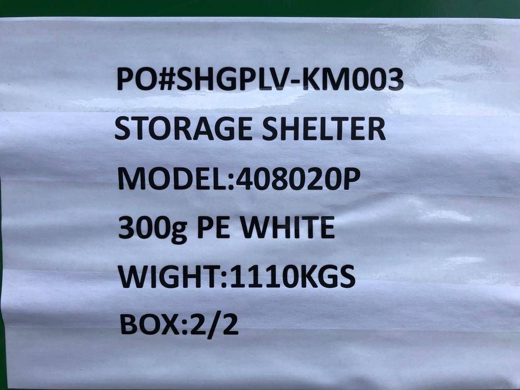 Construction tent Eversteel 408020P New