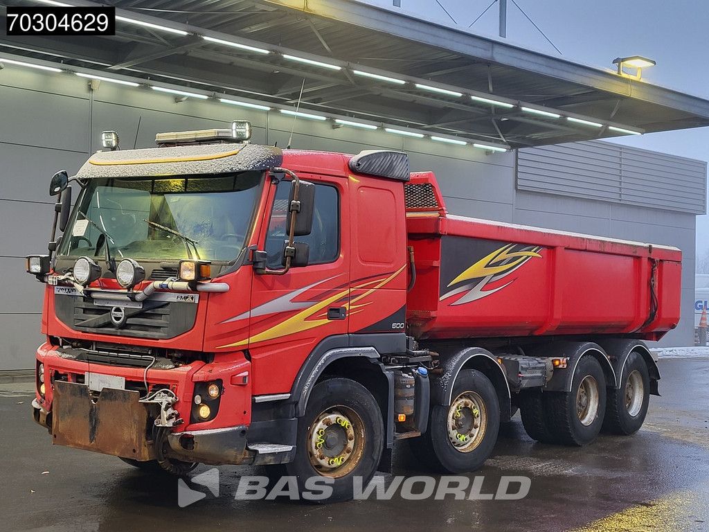 Volvo FMX 500 8X4 15m3 tipper Big-Axle Steelsuspension VEB+ Euro 5