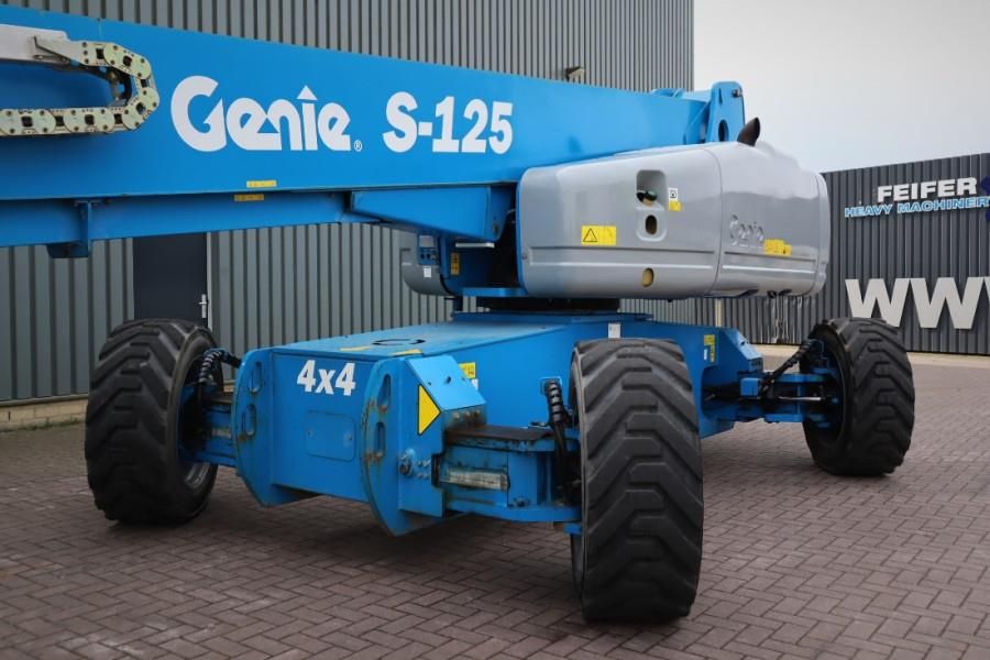 Genie S125 Diesel, 4x4x4 Drive, 40.1m Working Height, 24