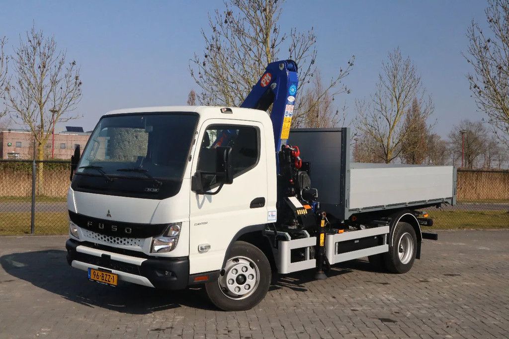 FUSO Canter 7C18 | 4X2 | 3-WAY TIPPER | PM 6.5 KRAN /CRANE
