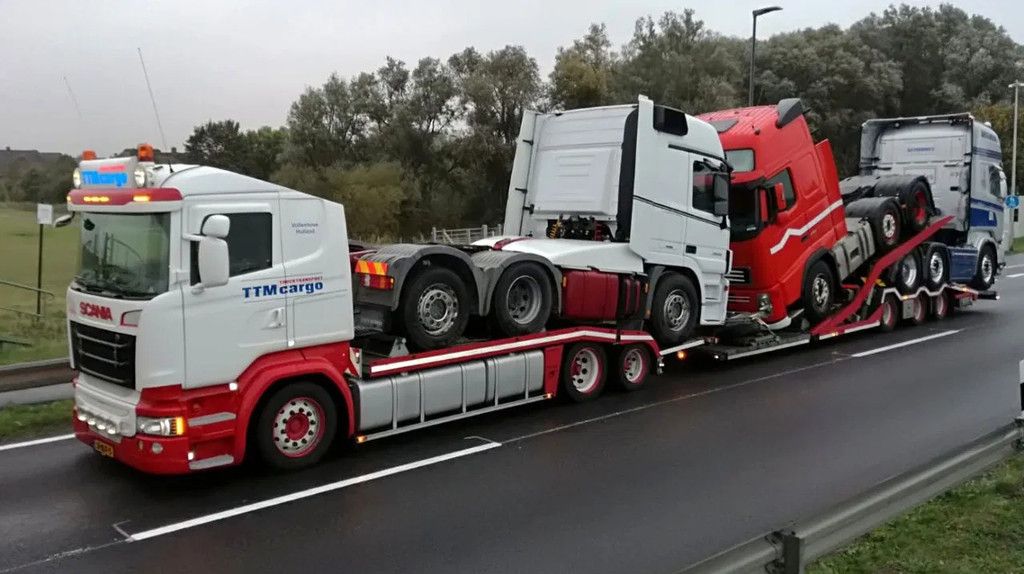 Scania R450 | 6X2 | GS MEPPEL | LKW TRANSPORT | TRUCK TRANSPORTER